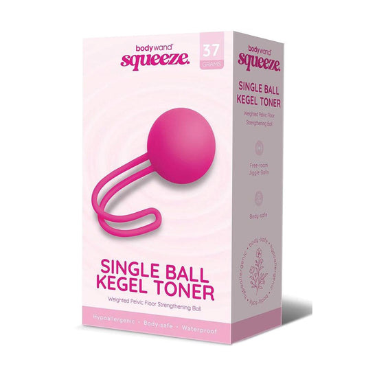Xgen Products Bodywand Squeeze Single Ball Kegel Toner Pink Pelvic Floor - - Love Eggs and Kegel Exercisers