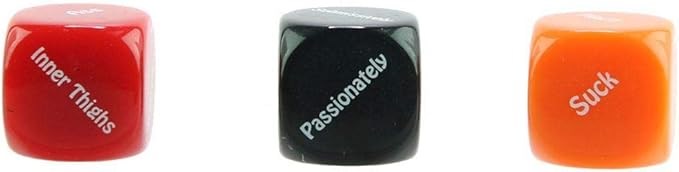 Creative Conceptions Naughty Nights Raunchy Dare Dice Game Three Dice Set - - Sex Games, Coupons and Tricks