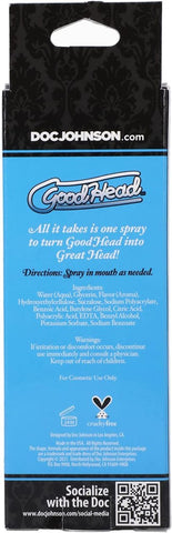 Doc Johnson GoodHead Juicy Head Dry Mouth Spray Cotton Candy - Delay and Excite Sprays