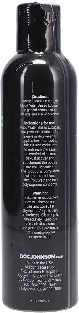 Doc Johnson Mood Lube Water Based Lubricant 232ml - - Water Based Lubes