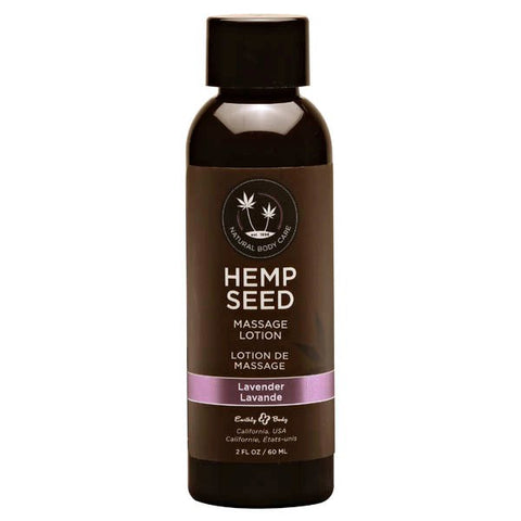 Earthly Body Hemp Seed Scented Adult Massage Lotion 59 ml Intimate Massage - Massage Oils and Lubricants