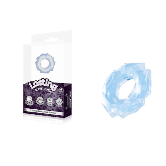 NANMA Corporation Excellent Power Lasting Love Stretchy Cock Ring Clear - - Stretchy Cock Rings