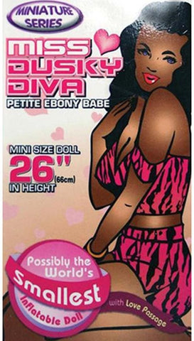 NANMA Corporation Excellent Power Miss Dusky Diva Mini Inflatable Sex Doll 66cm - Love Dolls
