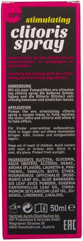 Hot Ero ERO Stimulating Clitoris Spray For Women 50ml Sensation - Delay and Excite Sprays