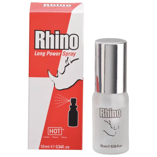 Hot Ero HOT Rhino Long Power Enhancer Spray For Men 10ml Delay Spray - - Delay and Excite Sprays