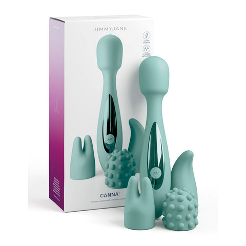 Pipedream Products JimmyJane Canna Vibrating Body Wand Massager Teal Wand - Body Wands