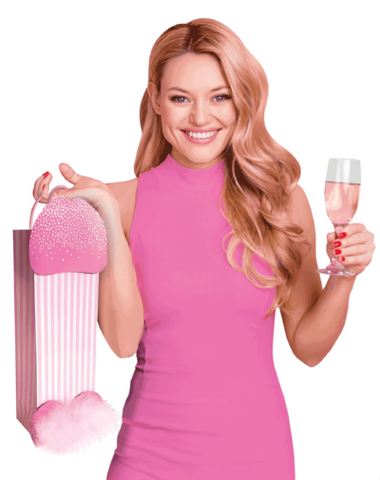 Little Genie 3D Sparkling Penis Novelty Gift Bag - Party Gifts and Novelties
