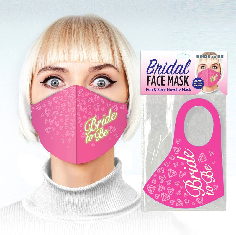 Little Genie Bridal Face Bride To Be Glow Novelty Mask - Masks And Blindfolds