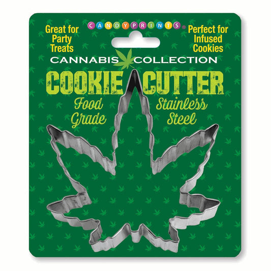 Little Genie Cannabis Metal Cookie Cutter Stainless Steel - - Party Gifts and Novelties