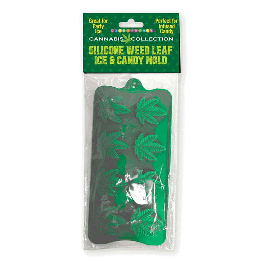 Little Genie Cannabis Silicone Weed Leaf Ice Mould - - Party Gifts and Novelties