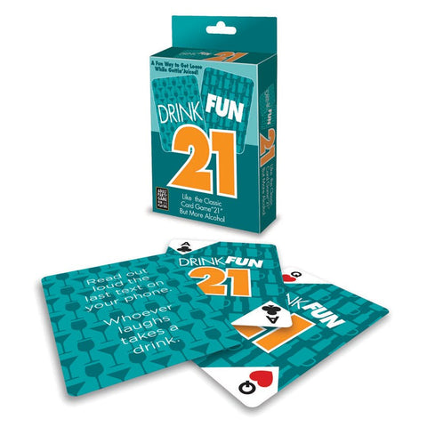Little Genie Drink Fun 21 Adult Drinking Party Game with Enhanced Deck - Sex Games, Coupons and Tricks