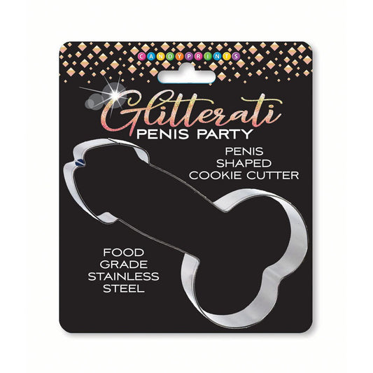 Little Genie Glitterati Novelty Penis Cookie Cutter 4 Inch - - Party Gifts and Novelties
