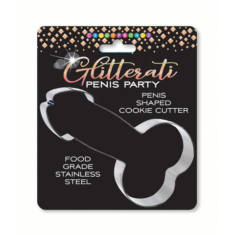 Little Genie Glitterati Novelty Penis Cookie Cutter 4 Inch - Party Gifts and Novelties