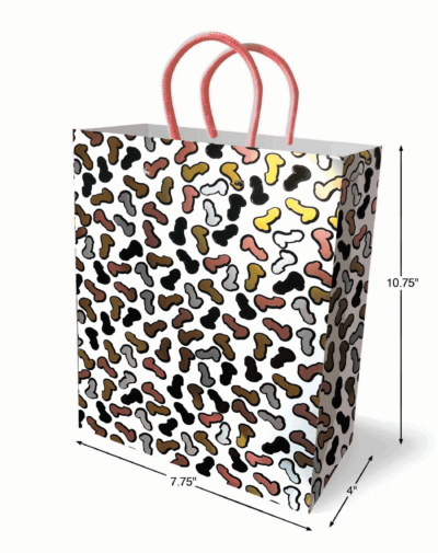 Little Genie Glitterati Penis Party Novelty Gift Bag - - Party Gifts and Novelties