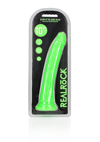 Shots Toys 10 Inch Slim Glow in the Dark Neon Dongs