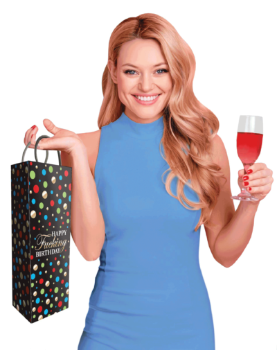 Little Genie Happy Fucking Birthday Novelty Gift Bag - Party Gifts and Novelties