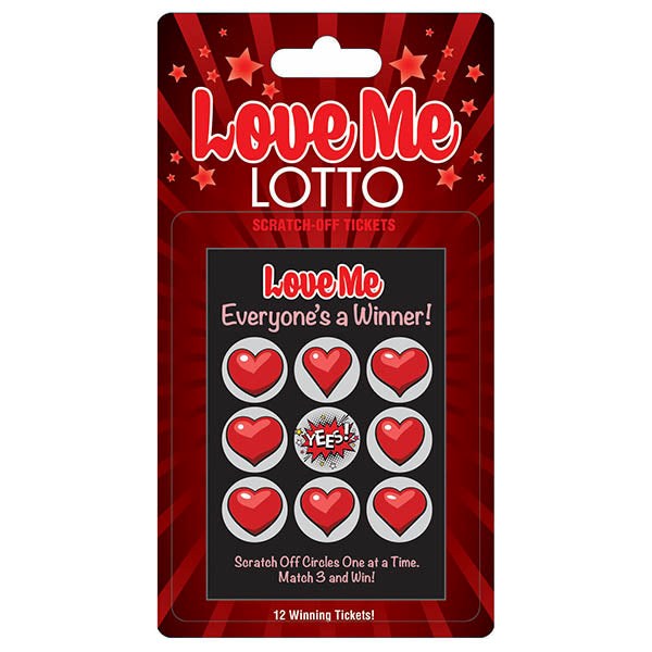 Little Genie Love Me Lotto Naughty Scratcher Romance Game Set - Party Gifts and Novelties