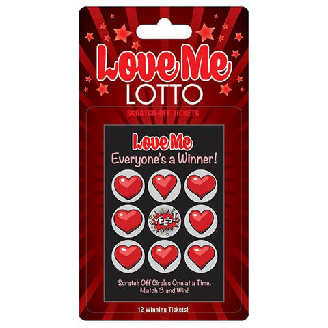 Little Genie Love Me Lotto Naughty Scratcher Romance Game Set - Party Gifts and Novelties