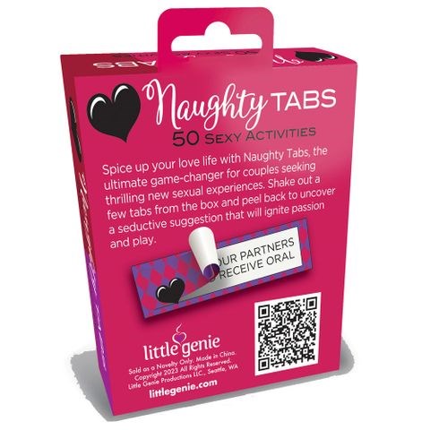 Little Genie Naughty Tabs Set Of 50 Sexy Suggestions - - Party Gifts and Novelties