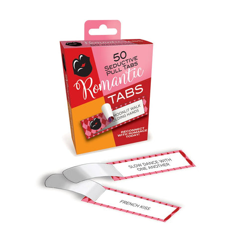Little Genie Romantic Tabs Set Of 50 Adult Suggestions - Party Gifts and Novelties