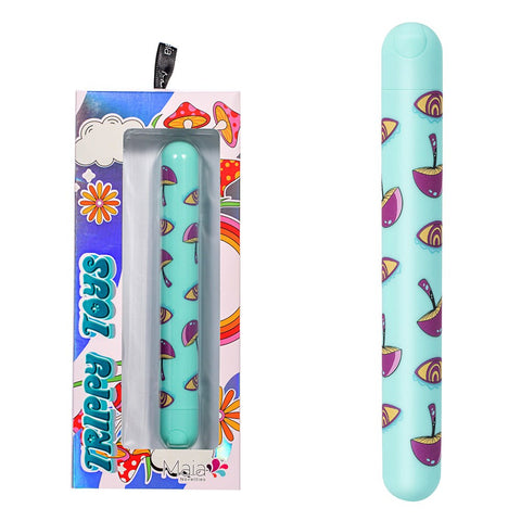 Maia Toys Maia LUCY XL Mushroom Pattern Rechargeable Bullet Vibrator Extended - Bullet Vibrators