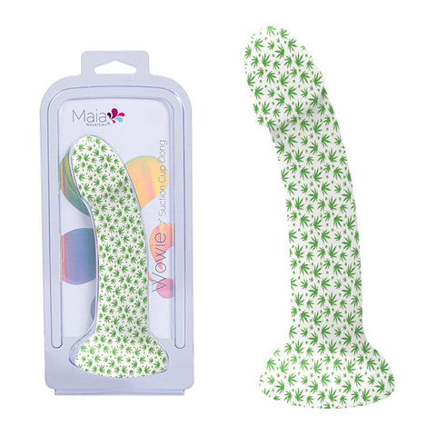 Maia Toys WOWIE Glow In Dark Realistic Dong White Medical Grade Dildo - Realistic Dildos