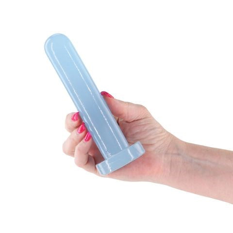 NS Novelties Firefly Thrill Glow In Dark Small Dildo Blue Suction Cup Base - Non-Realistic Dildos