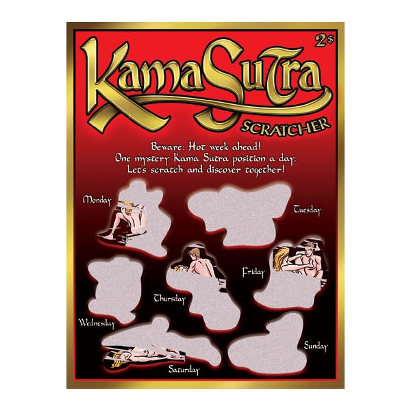 Ozze Creations Kama Sutra Sexy Novelty Scratcher Seven Position Discovery - - Sex Games, Coupons and Tricks
