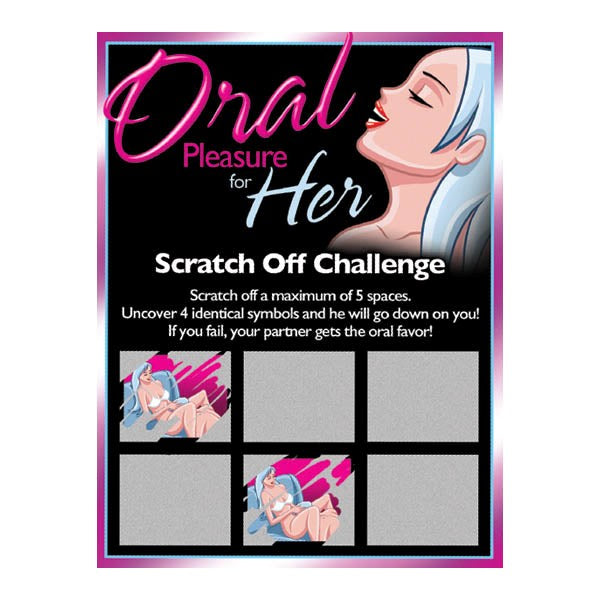 Ozze Creations Sexy Scratcher Oral Pleasure For Her Adult Game Cards - - Sex Games, Coupons and Tricks