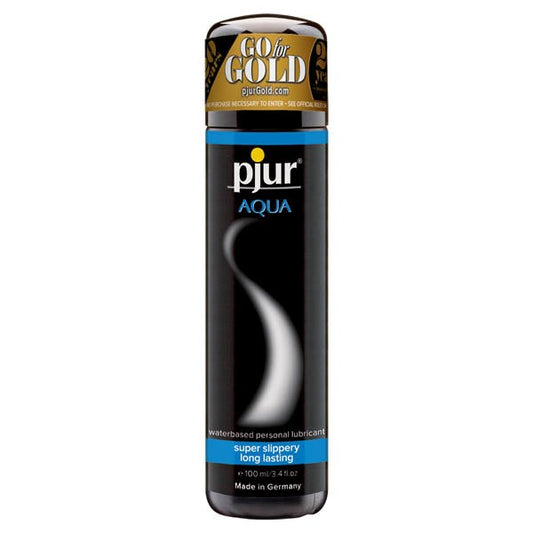 Pjur Aqua Water Based Lubricant 100ml Premium Intimate Wellness Formula - - Water Based Lubes
