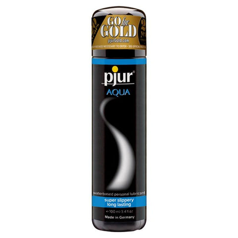 Pjur Aqua Water Based Lubricant 100ml Premium Intimate Wellness Formula - Water Based Lubes