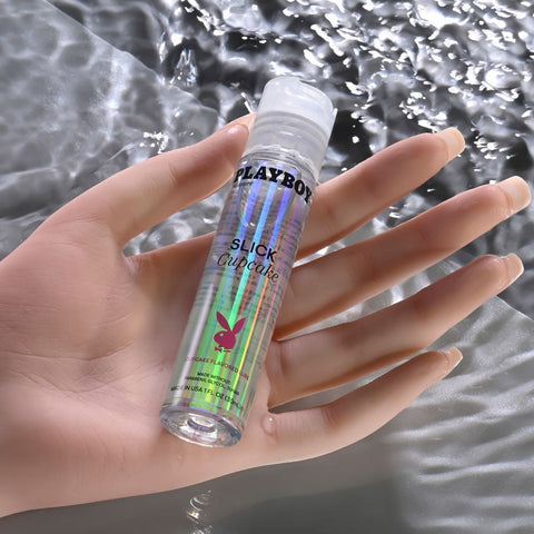 Evolved Playboy Pleasure SLICK Cupcake Flavoured Water Based Lubricant - Water Based Lubes