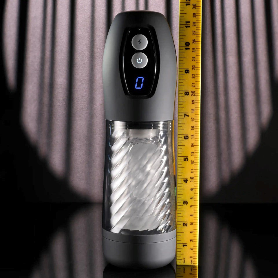 Evolved Playboy Pleasure WHIRLWIND Rechargeable Male Masturbator Dual Action - - Masturbators and Strokers