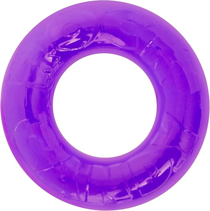 Rock Candy Toys Rock Candy Gummy Stretchy Cock Rings Set Purple Premium TPR - - Stretchy Cock Rings