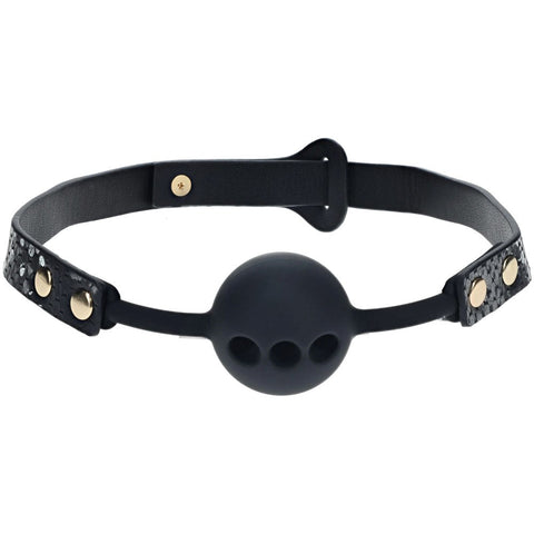 Shots Toys OUCH! Florence Collection Breathable Silicone Ball Gag - Bondage Gags and Bits