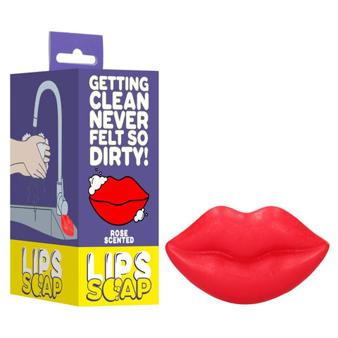 Shots Toys S LINE Kiss Rose Scented Novelty Soap Lip Shaped Bath Bar - Party Gifts and Novelties