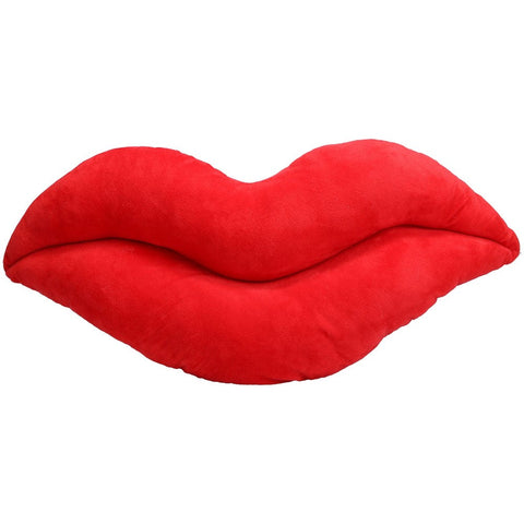 Shots Toys S LINE Lip Pillow Plushie Small Cushion Red Decorative Accent - Party Gifts and Novelties
