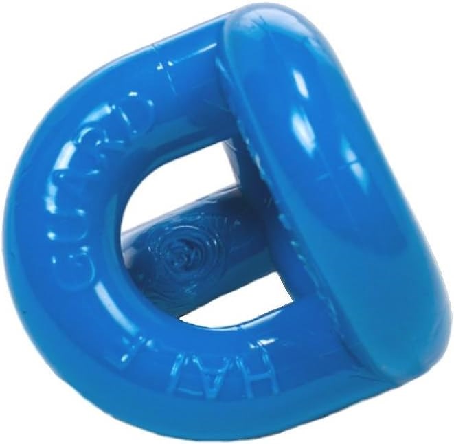 Sport Fucker Half Guard Stretchy Cock Ring Police Blue with Splitter Design - - Stretchy Cock Rings