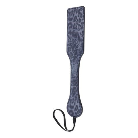 Sportsheets Sex & Mischief Cougar Studded Paddle Gold Studs Navy Blue BDSM - Paddles And Slappers