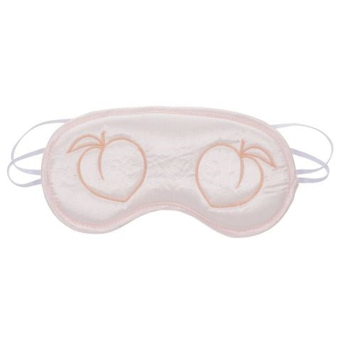 Sportsheets Sex & Mischief Peaches n CreaMe Bondage Blindfold Satin Padded - - Masks And Blindfolds