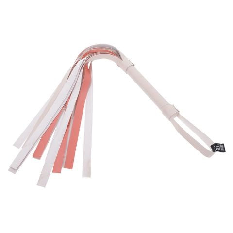 Sportsheets Sex & Mischief Peaches N CreaMe Stripe Flogger Whip Impact Play - Whips And Crops