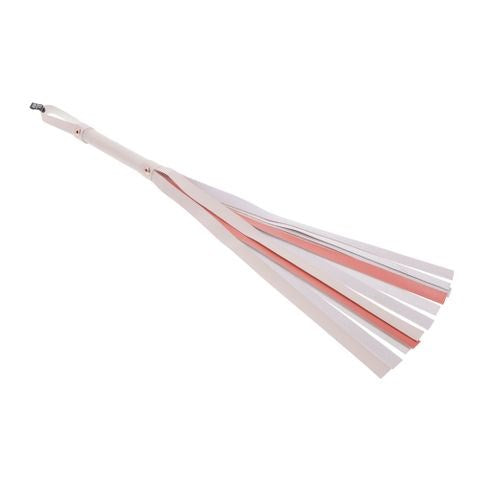 Sportsheets Sex & Mischief Peaches N CreaMe Stripe Flogger Whip Impact Play - Whips And Crops