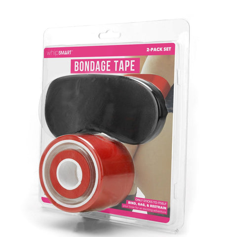Xgen Products Whipsmart 30 Metre Bondage Tape With Bonus Eyemask Self Adhesive - Cuffs And Restraints