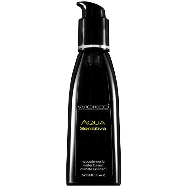 Wicked Sensual Care Wicked Aqua Sensitive Water Based Lubricant 240ml - Water Based Lubes