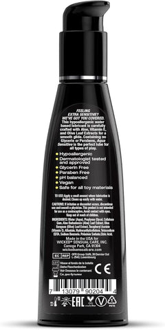 Wicked Sensual Care Wicked Aqua Sensitive Water Based Lubricant 240ml - Water Based Lubes
