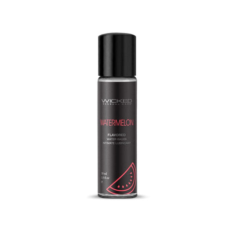 Wicked Sensual Care Wicked Aqua Watermelon Flavoured Water Based Lubricant 30ml - Water Based Lubes