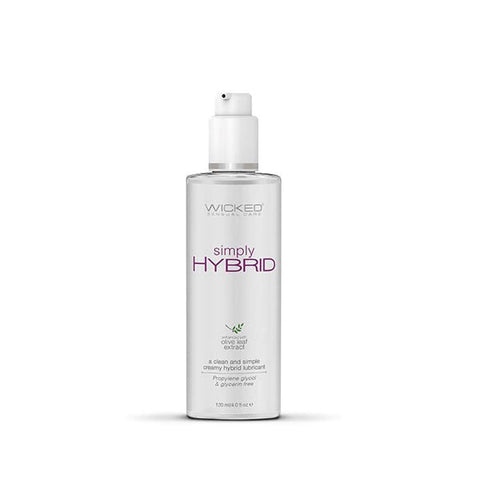 Wicked Simply Hybrid Water & Silicone Blended Lubricant 120ml Long Lasting - Massage Oils and Lubricants