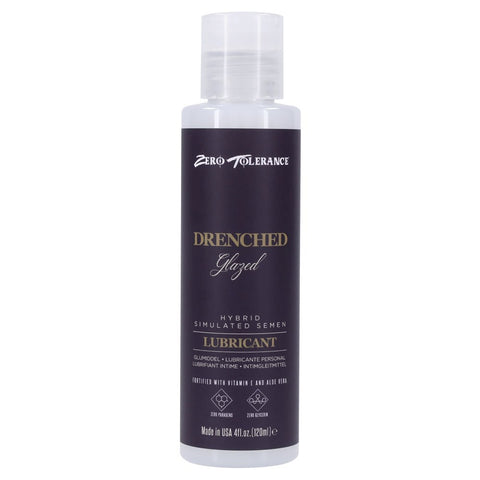 Evolved Zero Tolerance DRENCHED GLAZED Hybrid Adult Lubricant 120ml Long Lasting - Massage Oils and Lubricants