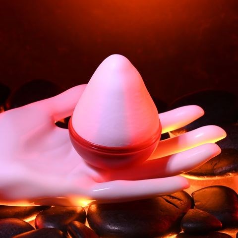 Evolved Zero Tolerance FUJI Mini Male Stroker Egg White Volcano Shape - Masturbators and Strokers