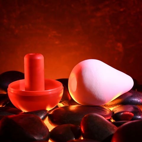 Evolved Zero Tolerance FUJI Mini Male Stroker Egg White Volcano Shape - Masturbators and Strokers
